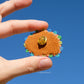 Peach Summer Buffalo Pin
