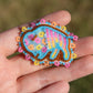 Blue Summer Buffalo Pin