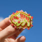 Green Summer Buffalo Pin