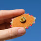 Green Summer Buffalo Pin