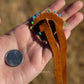 Peach Summer Buffalo Hair Tie