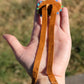 Peach Summer Buffalo Hair Tie