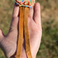 Peach Summer Buffalo Hair Tie