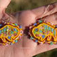 Yellow Summer Buffalo Earrings