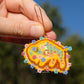 Yellow Summer Buffalo Earrings