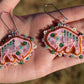Pink Summer Buffalo Earrings