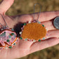 Pink Summer Buffalo Earrings