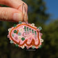 Pink Summer Buffalo Earrings