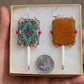 Picasso Brown Geometric Earrings