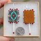 Picasso Yellow and Red Geometric Earrings