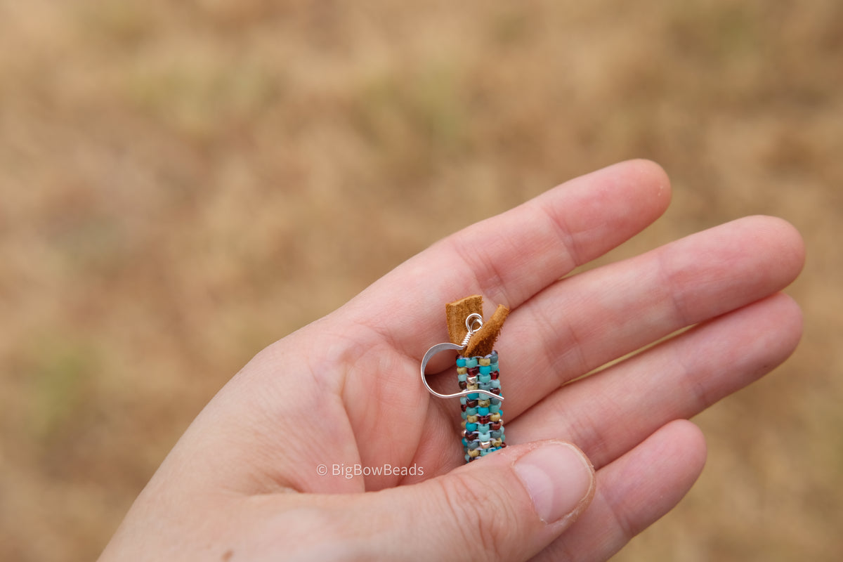 Picasso Yellow and Red Corn Earrings