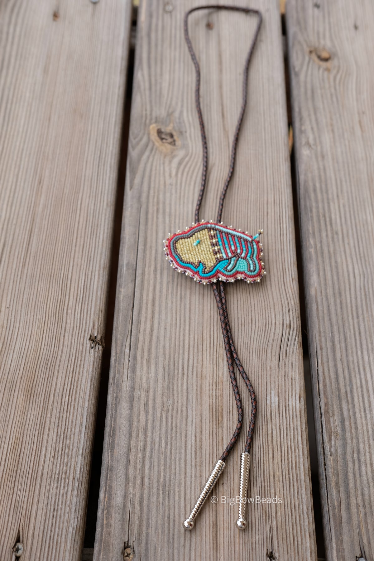 Picasso Yellow and Red Buffalo Bolo