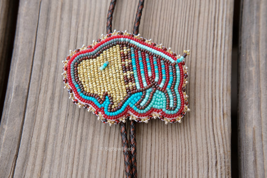 Picasso Yellow and Red Buffalo Bolo