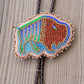 Picasso Orange and Green Buffalo Bolo