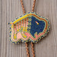Picasso Blue and Green Buffalo Bolo