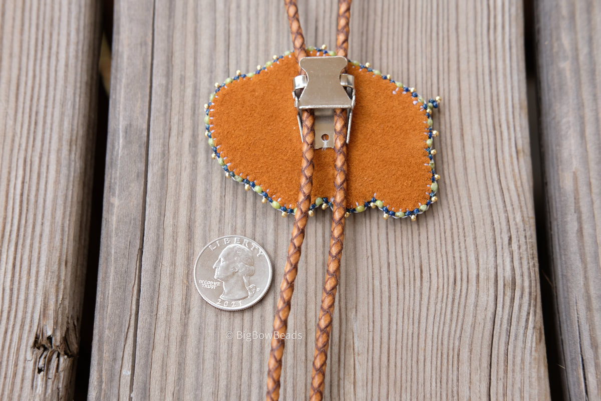 Picasso Blue and Green Buffalo Bolo