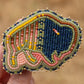 Picasso Blue and Green Buffalo Bolo