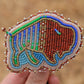Picasso Orange and Green Buffalo Bolo