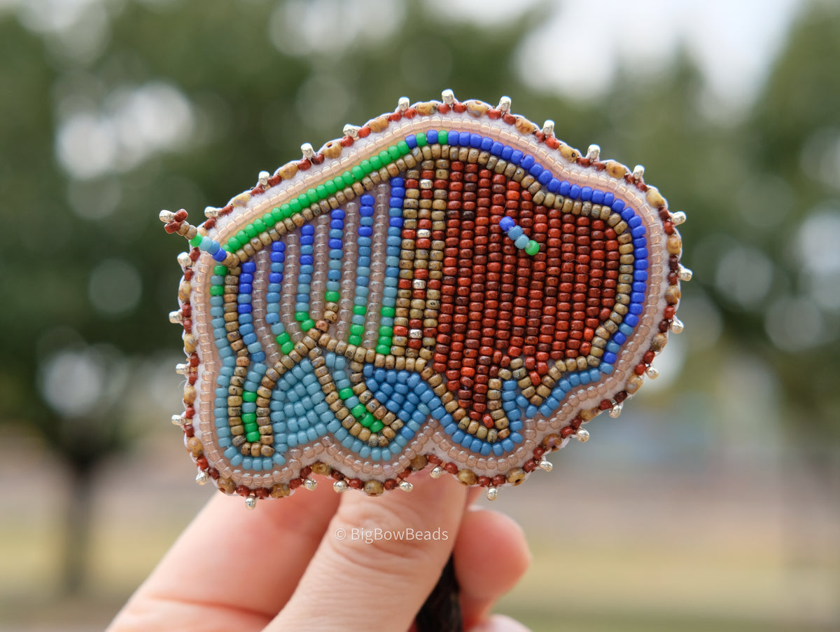 Picasso Orange and Green Buffalo Bolo