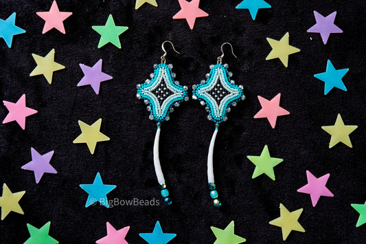 Magnesium Falling Stars Earrings