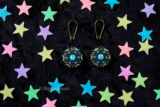 Blue Galaxy Earrings