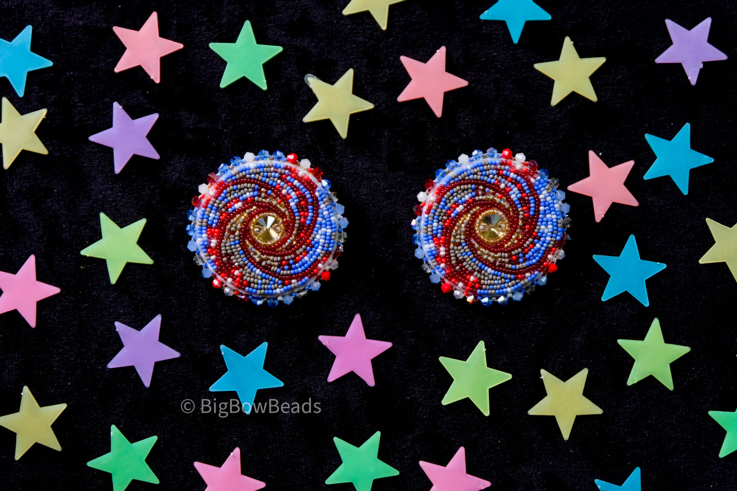 Spiral Galaxy Earrings