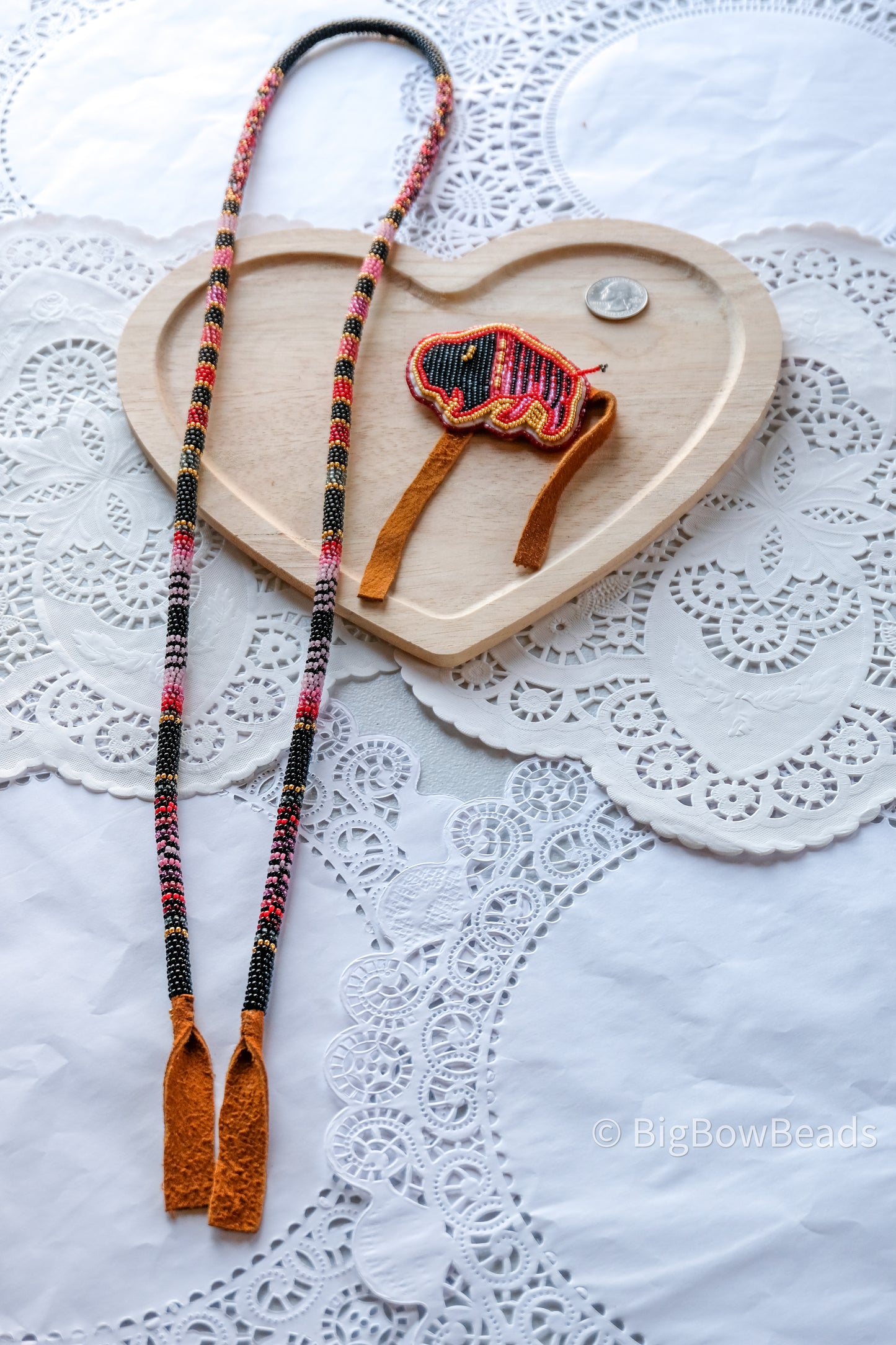 Black Buffalo Bolo Tie