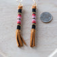 Black Buffalo Tail Earrings