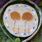 Neon Sunset Buffalo Earrings