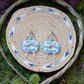 Frosted Blue TV Earrings