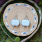 Frosted Blue TV Earrings
