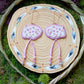 Floral Mauve Buffalo Earrings
