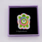 Neon Turtle Ring