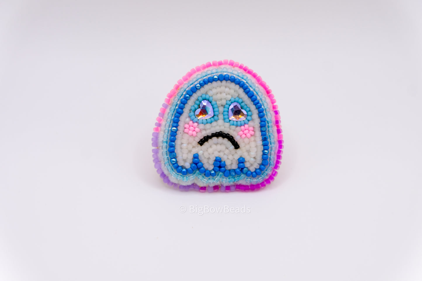 Sad Boy Ghost Ring
