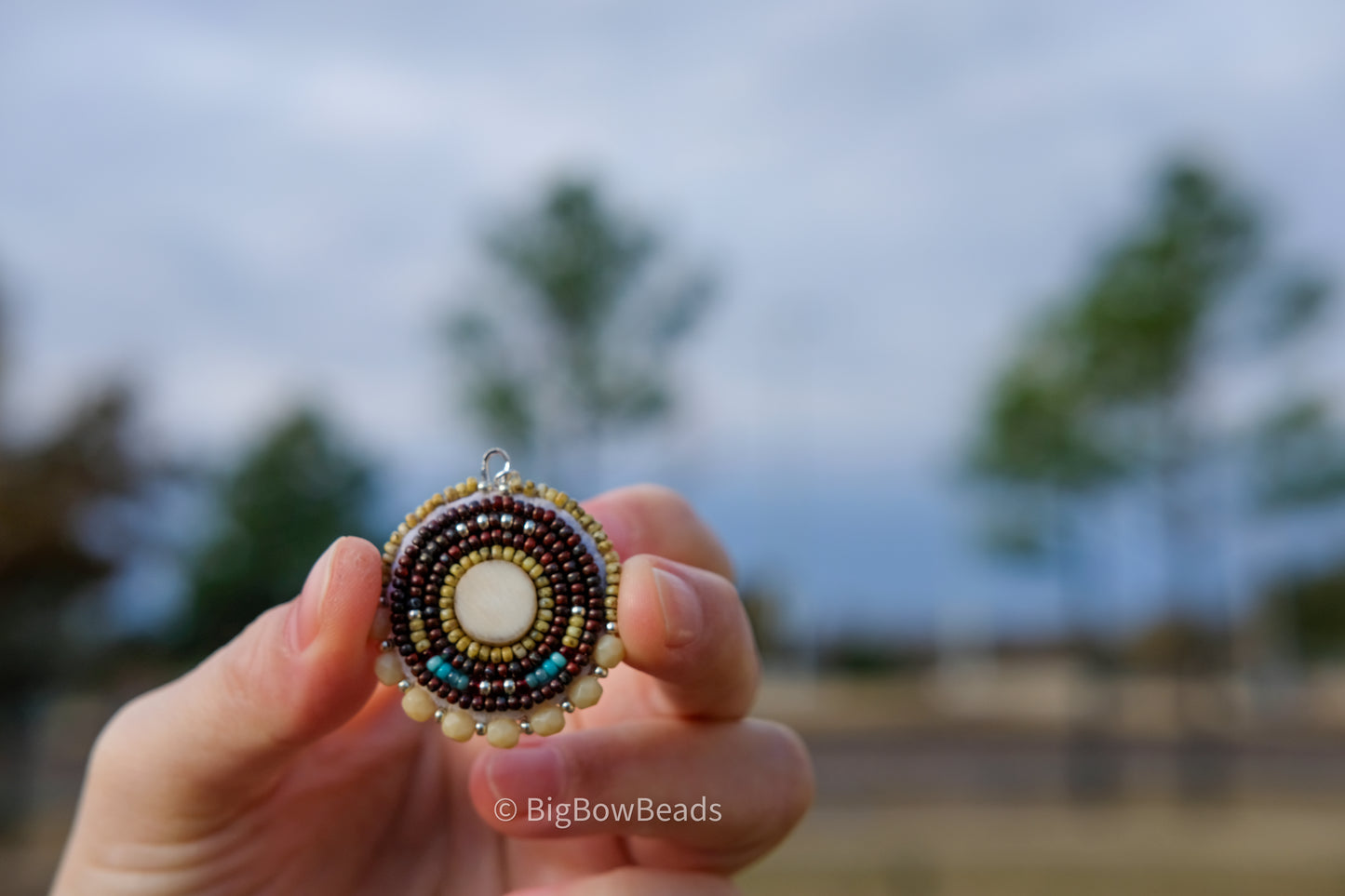 Picasso Yellow and Red Deer Antler Earring and Necklace Set