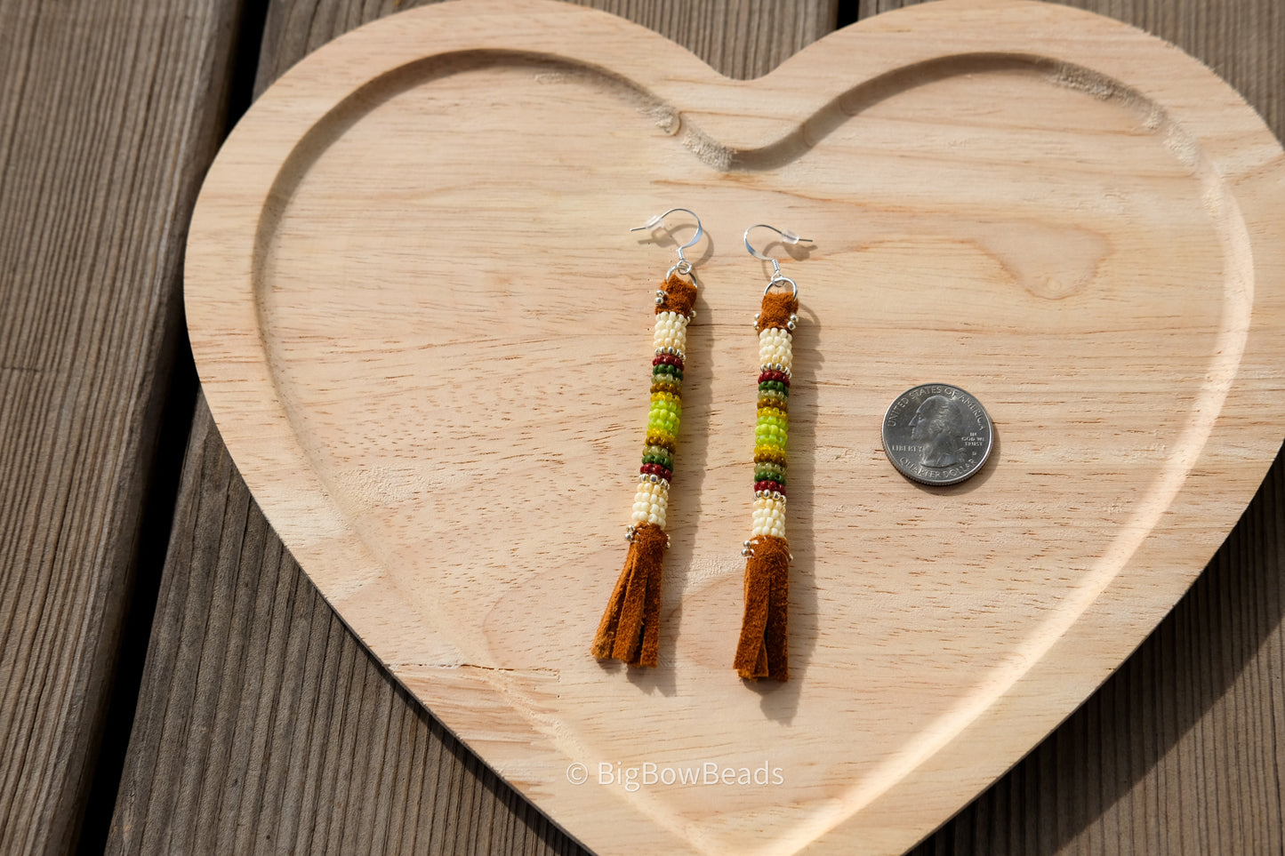 Fall Harvest Buffalo Tail Earrings