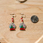 Santa Snow Globe Earrings