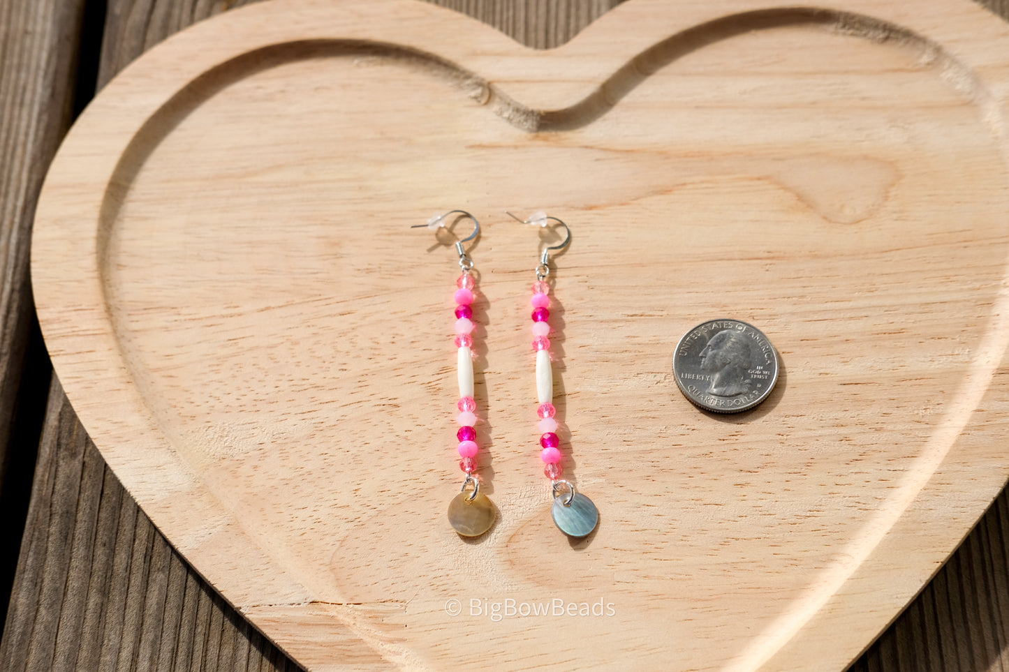 Light Pink Stick Earrings