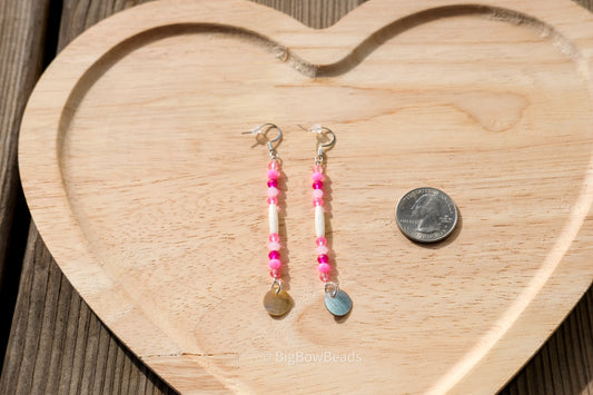 Light Pink Stick Earrings