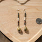 Dark AB Fire Stick Earrings