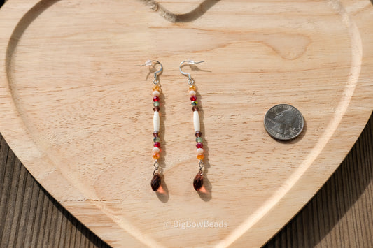 Vintage Christmas Stick Earrings