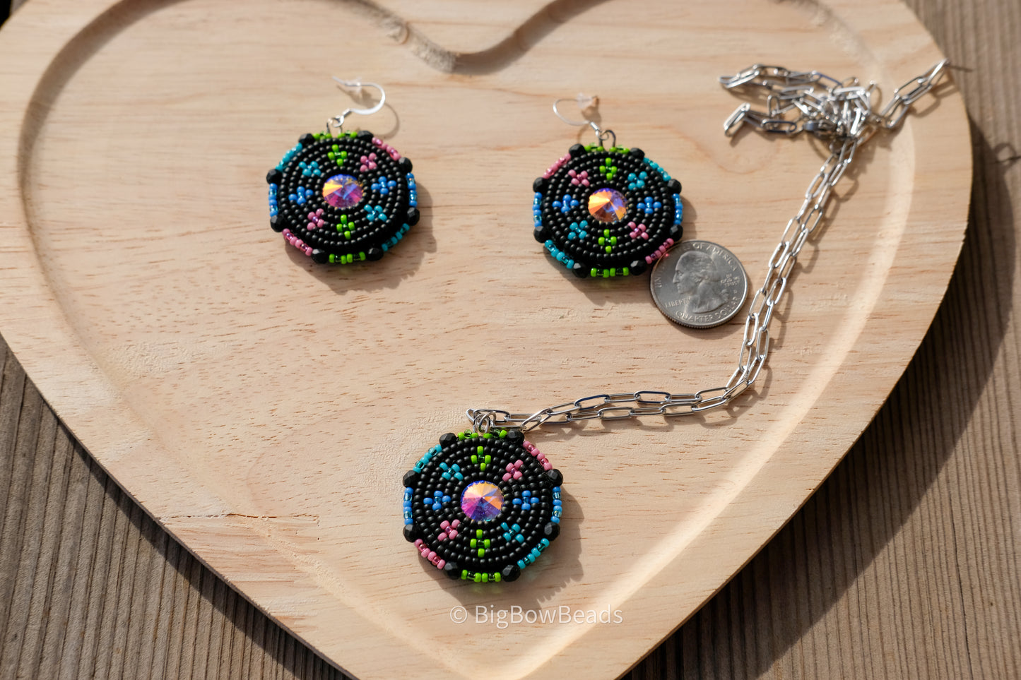 Winter Sky Earring and Necklace Set