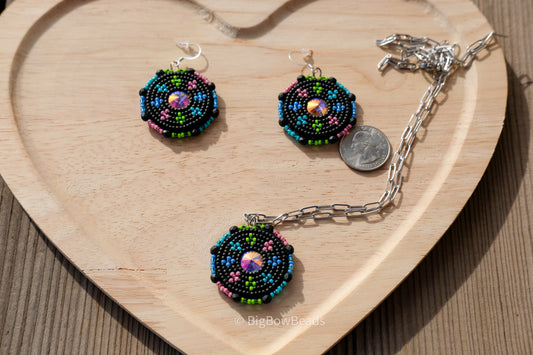 Winter Sky Earring and Necklace Set