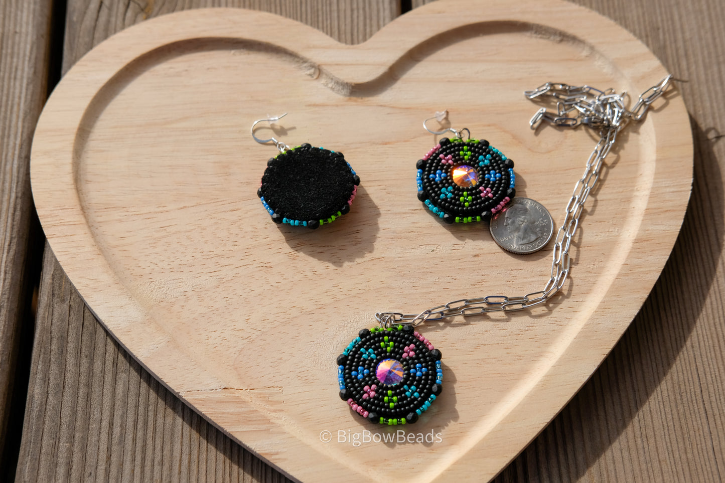 Winter Sky Earring and Necklace Set