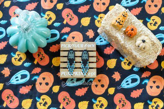 Blue Powerpuff Ghost Earrings