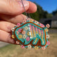 Turquoise Summer Buffalo Earrings