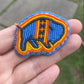 Thunder Buffalo Blue Jersey Pin