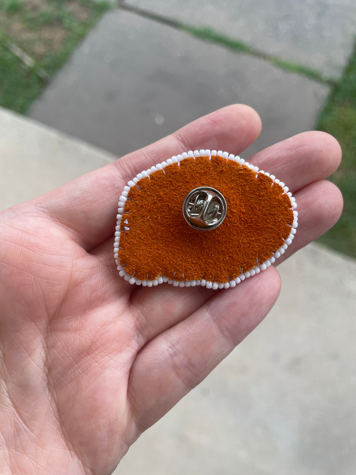 Thunder Buffalo White Jersey Pin