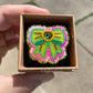Neon Green Bow Ring