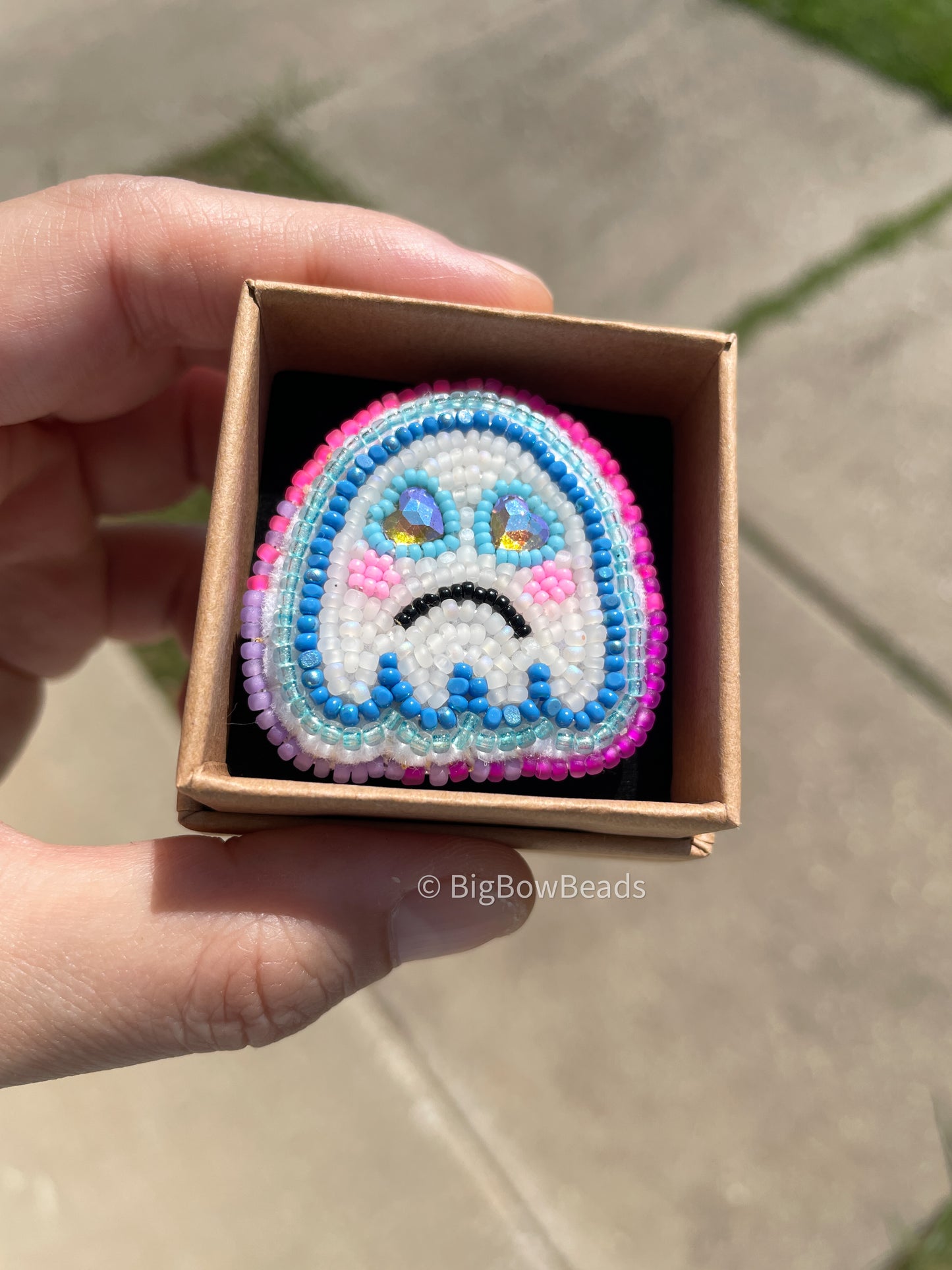 Sad Boy Ghost Ring